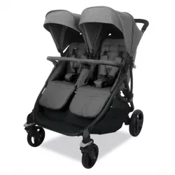 Silla paseo Gemelar Asalvo Doble BRO con 2 trona y 2 colchonetas