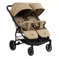 Silla Paseo Gemelar KikkaBoo HAPPY 2 con 2 sacos