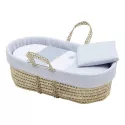 Palmeira acolchoada para berço Cambrass Une Vichy10 Azul celeste 39x80x25 cm