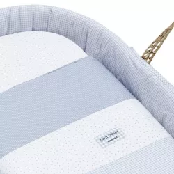 Moises de Palma Acolchado Cambrass Une Vichy10 Celeste 39x80x25 cm