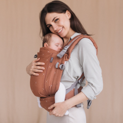 Mochila porta-bebés « Love & Carry » ONE com conjunto de alimentação