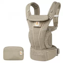 Mochila Portabebé Ergobaby Omni Soft Diamond con funda impermeable