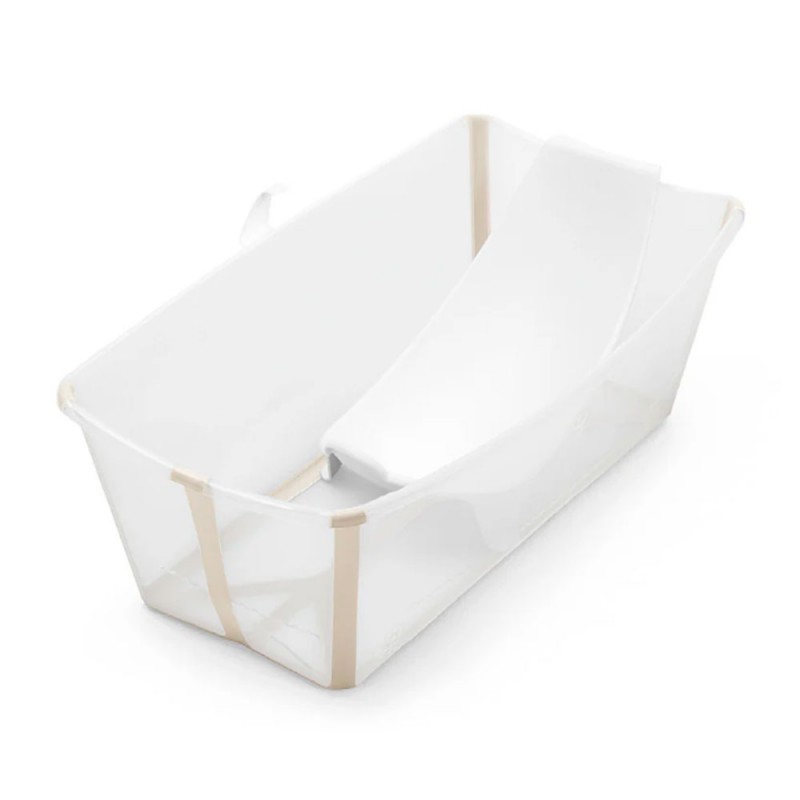 Banheira Stokke Flexi Bath + Suporte de banho para recém-nascidos como oferta