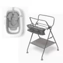 Bañera Twistshake con soporte cojín reductor y set higiene