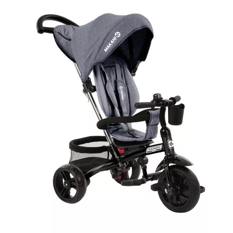 Triciclo Kikka Boo Xammy 4 en 1 Gris