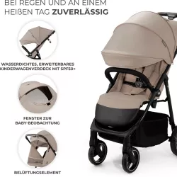 Carrinho de bebé Kinderkraft TRIG 3 com colchão