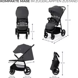 Silla paseo Kinderkraft TRIG 3 con colchoneta