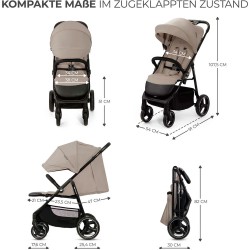 Carrinho de bebé Kinderkraft TRIG 3 com saco