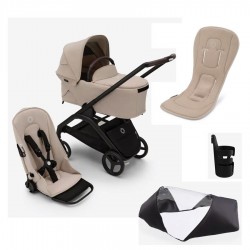 PACK INVIERNO Duo Bugaboo Dragonfly Desert Taupe