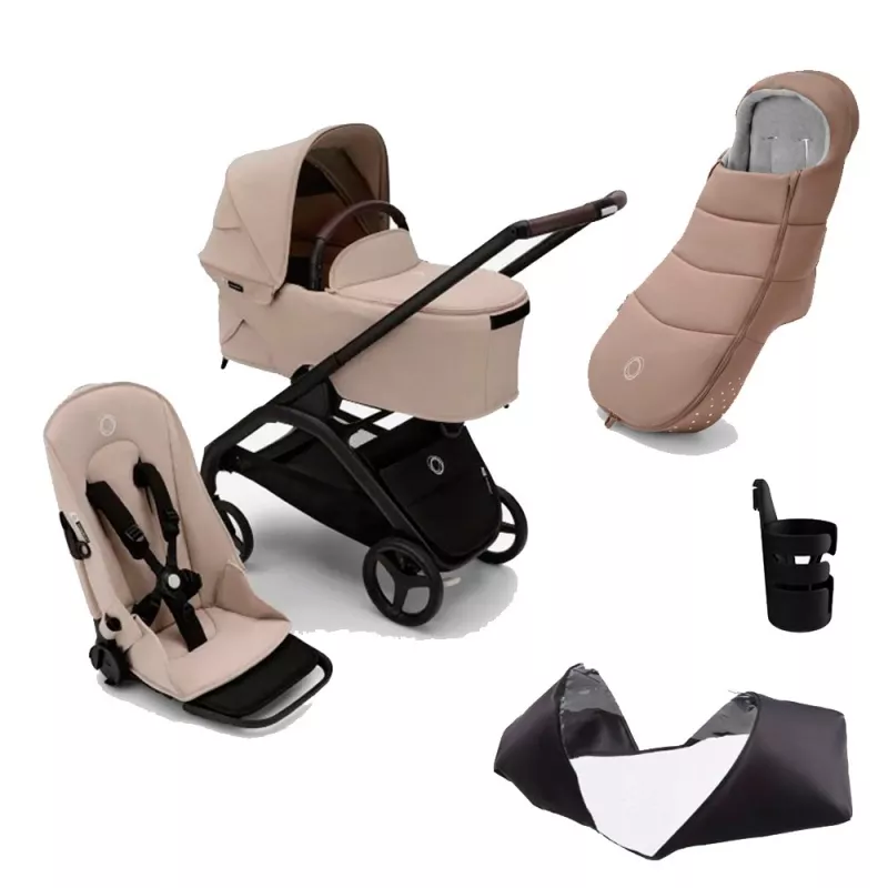 WINTER PACK Duo Bugaboo Dragonfly Desert Taupe