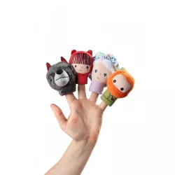 Marionetas de dedo Lilliputiens Caperucita Roja
