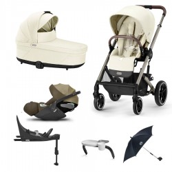 Cybex Balios S Lux 2023 Seashell Beige (Taupe Frame)