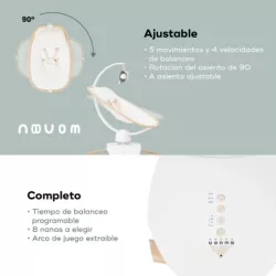 Balancin electrico con mando Babymoov Swoon Hop