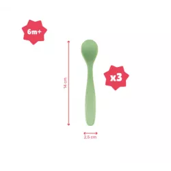 Pack cucharas Flexibles Badabulle