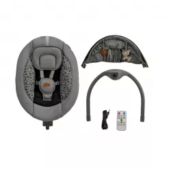 Hamaca-Mecedora electrica Kinderkraft LUMI 2 con mando a distancia