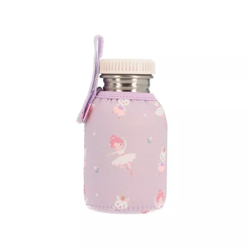 Botella Acero Con Funda Tutete Ballet Personalizable 350ml Botella Acero Con Funda Tutete Ballet Personalizable 350ml