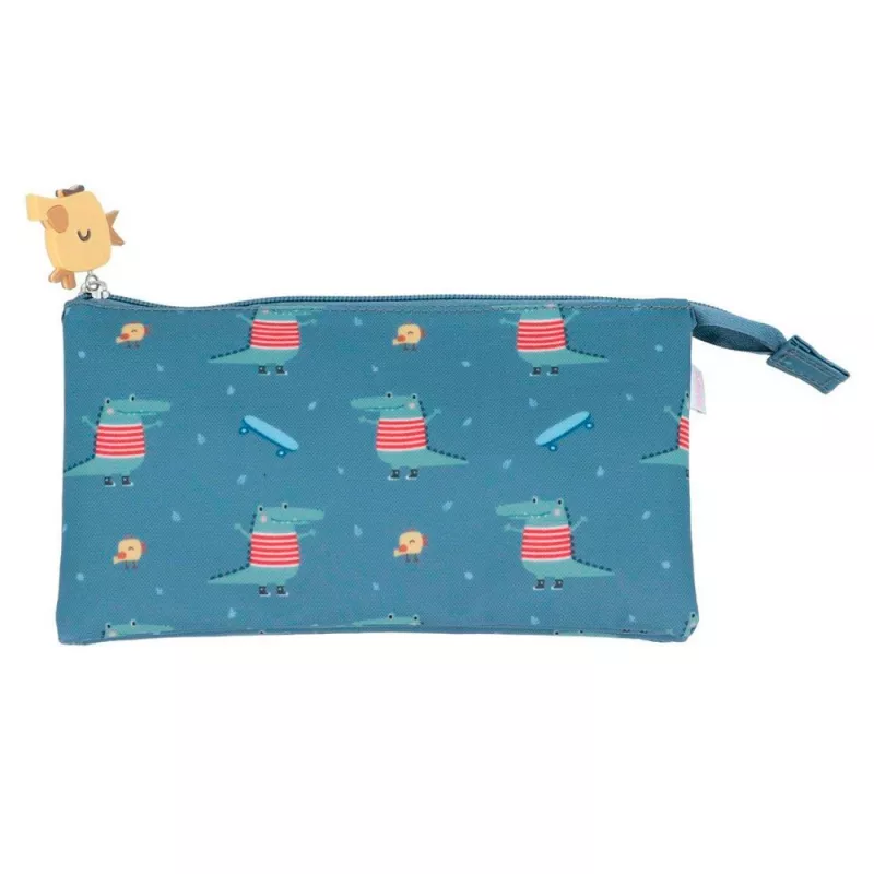 Estuche Con 3 Compartimentos Tutete Croc Personalizable