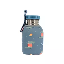 Garrafa de aço com estojo Tutete Croc Customizável 350ml