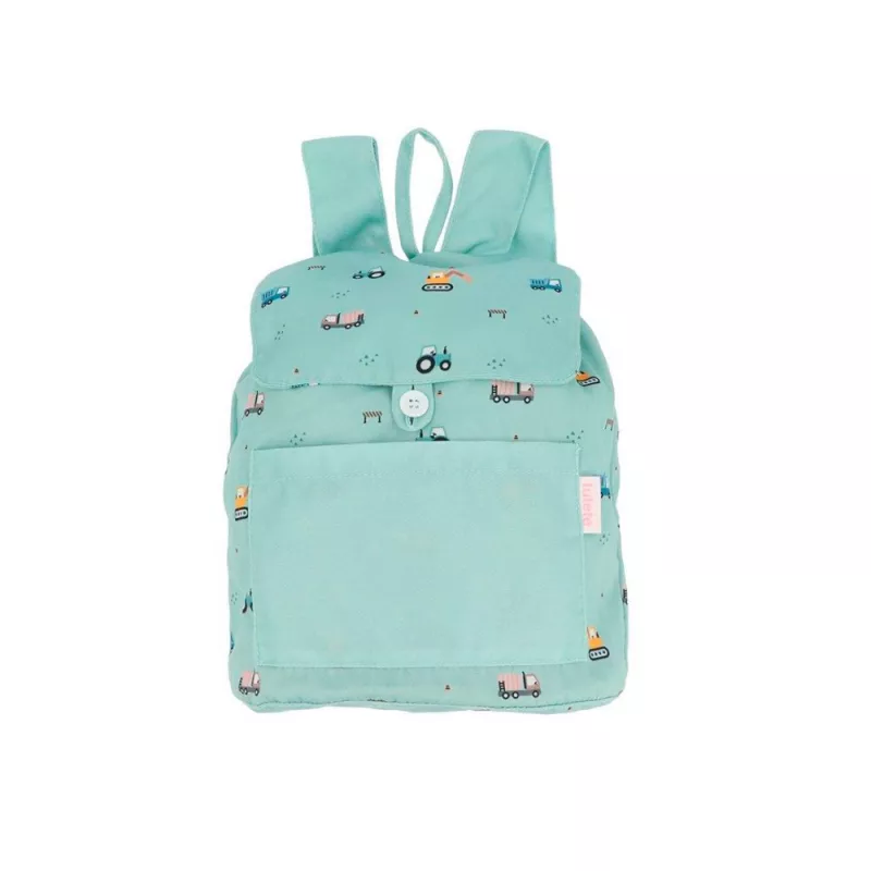 Mochila de tecido pequena personalizável Tutete Trucks