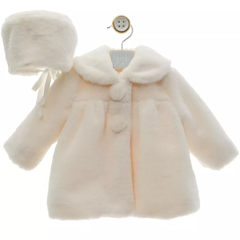 Abrigo bebé con capota Yoedu Pelo