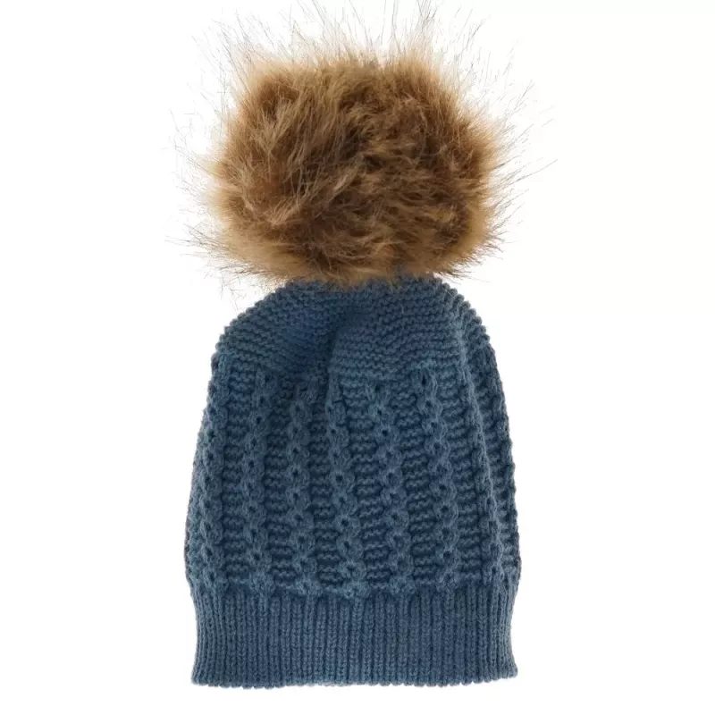 Chapéu de bebé Marta y Paula Tranças com pompom