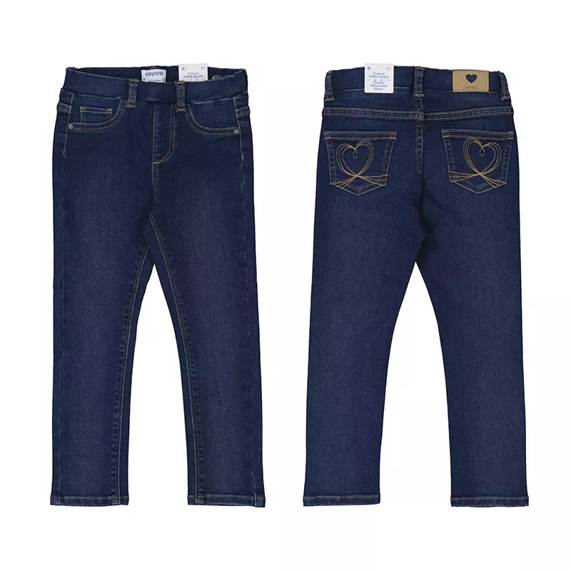 Calças Mayoral denim fechado basic