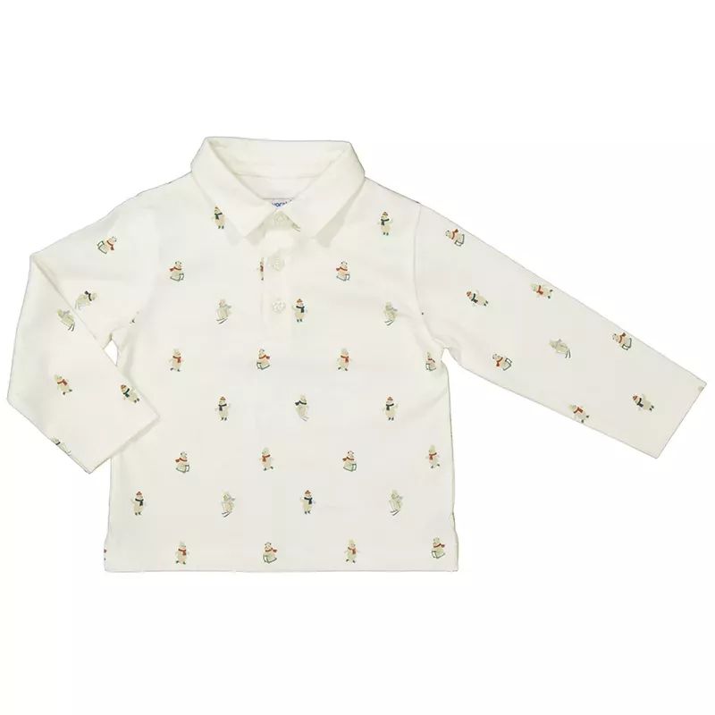 Polo Mayoral manga larga estampado