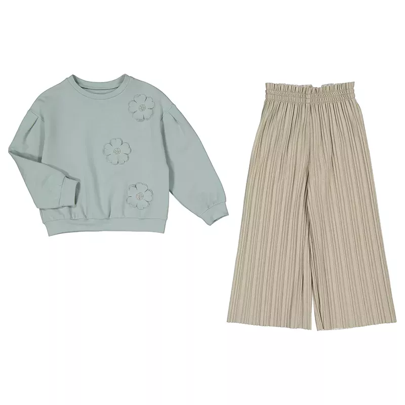 Conjunto de calças Mayoral plissado
