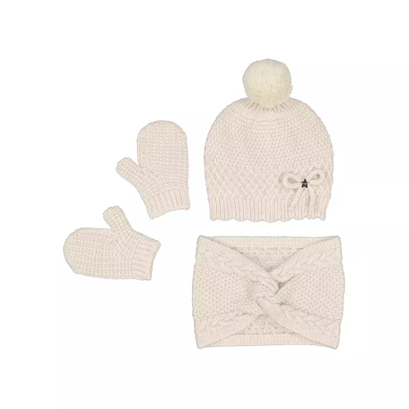 Conjunto Mayoral chapéu cachecol