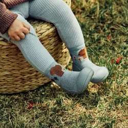 Zapato calcetin Attipas WOODLAND BLUE SQUIRREL