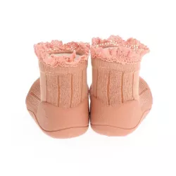 Zapato calcetín Attipas FRILL ROSE
