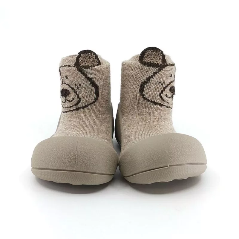 Zapato calcetín Attipas TEDDY BEIGE