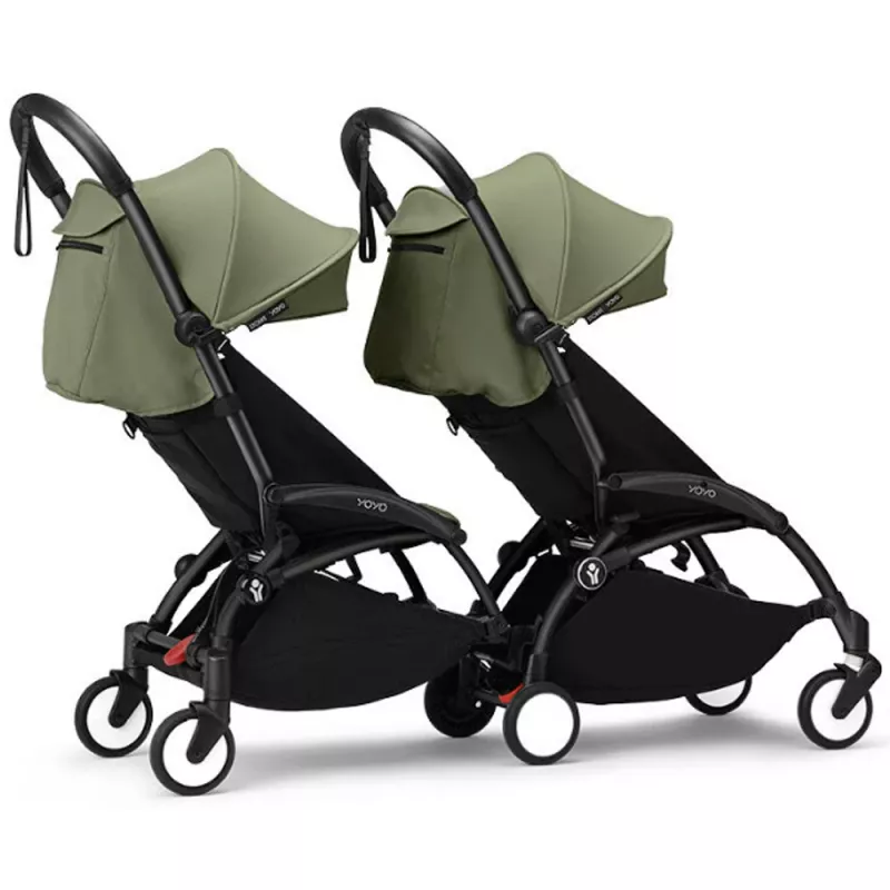 Carrinho de bebé Stokke Yoyo³ duplo com connect +6 com cor Pack