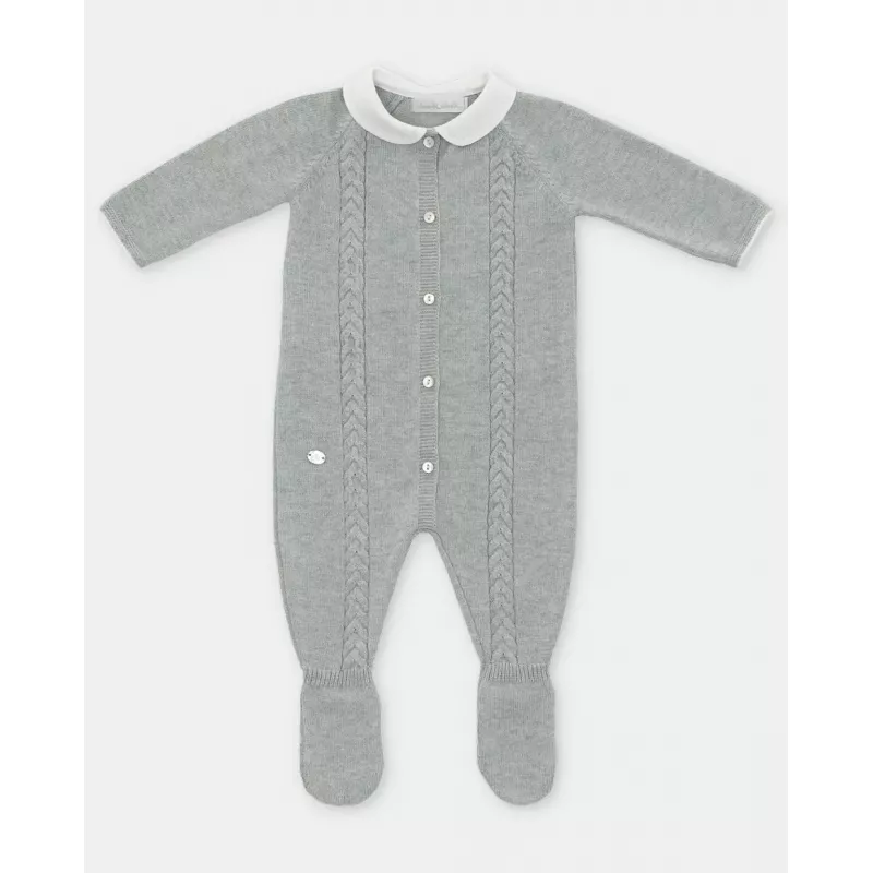 Fato de treino de malha unissexo Martín Aranda Porcelana