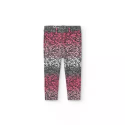 Calças Boboli pelúcia estampada