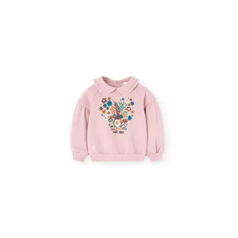 Sweatshirt Boboli pelúcia