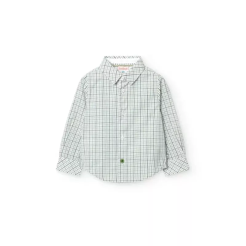 Camisa Boboli xadrez poplin