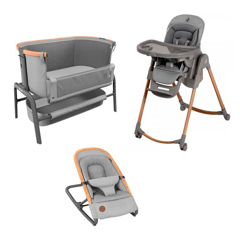 PACK HOGAR minicuna colecho Cadeira de bebé e rede Maxi-Cosi