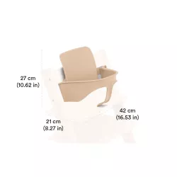 Cadeira alta Stokke Tripp Trapp com conjunto de oferta para bebé