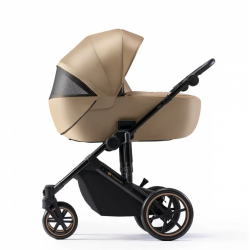 Carrinho de bebé YOXI Trio Kinderkraft com berço Milky Way