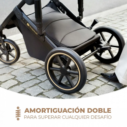 Carrinho de bebé duplo Kinderkraft PRIME 2 com berço Mix