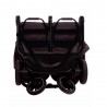Carrinho de bebé para gémeos Baby Monsters Easy Twin 3S Preto