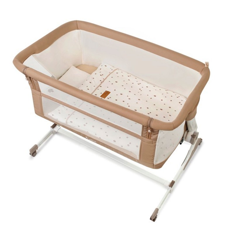 Mini-berço de co-leito « Jane » BABY SIDE com conjunto nórdico e lençol