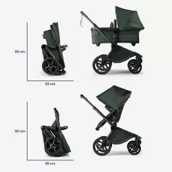 Cochecito DUO Bugaboo Fox 5 Midnight Green Ed. Limitada