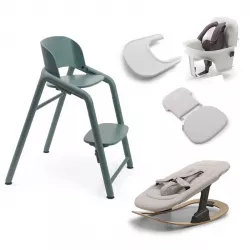 Cadeira alta evolutiva Bugaboo GIRAFFE com redutor e tabuleiro para bebé