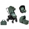 Carrinho de passeio Trio Jane Crosslight 3 Sweet com bolsa e Koos i-size R1