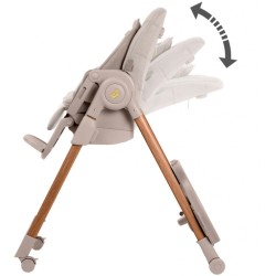Cadeira alta evolutiva Maxi-Cosi Minla 6 em 1 Plus com utensílios de mesa