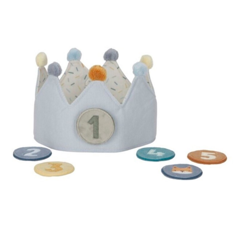 Grinalda de aniversário Little Dutch com números Azul