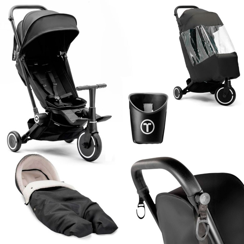 SmarTrike TRAVELER Carrinho de bebé e triciclo 6 em 1 Carrinho de bebé e triciclo com acessórios