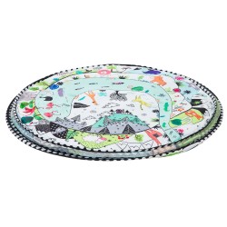 Alfombra educativa y Gimnasio Kikka Boo con 30 bolas Animals World | Crioh.com
